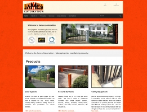 James Automation request new website