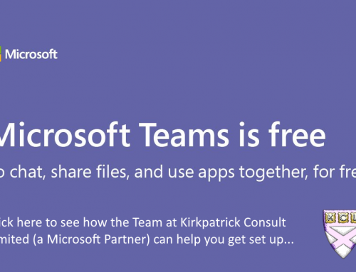 FREE MICROSOFT TEAMS/OFFICE 365 – 6 MONTH TRIAL