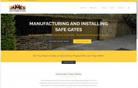 James Automation Website by Kirkpatrick Consult Limited