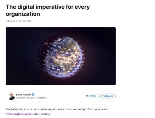 The Digital Imperative for Every Organization